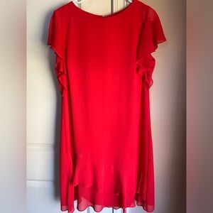 Ralph Lauren Bold Red Dress